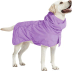 Spark Paws Dog Raincoat, Waterproof Windproof Rain Jacket, for Small Medium Large Extra Large Dogs, Reflective Breathable Full-Body Coverage Dry Suit - Mustard Yellow - 3XL - Image 11