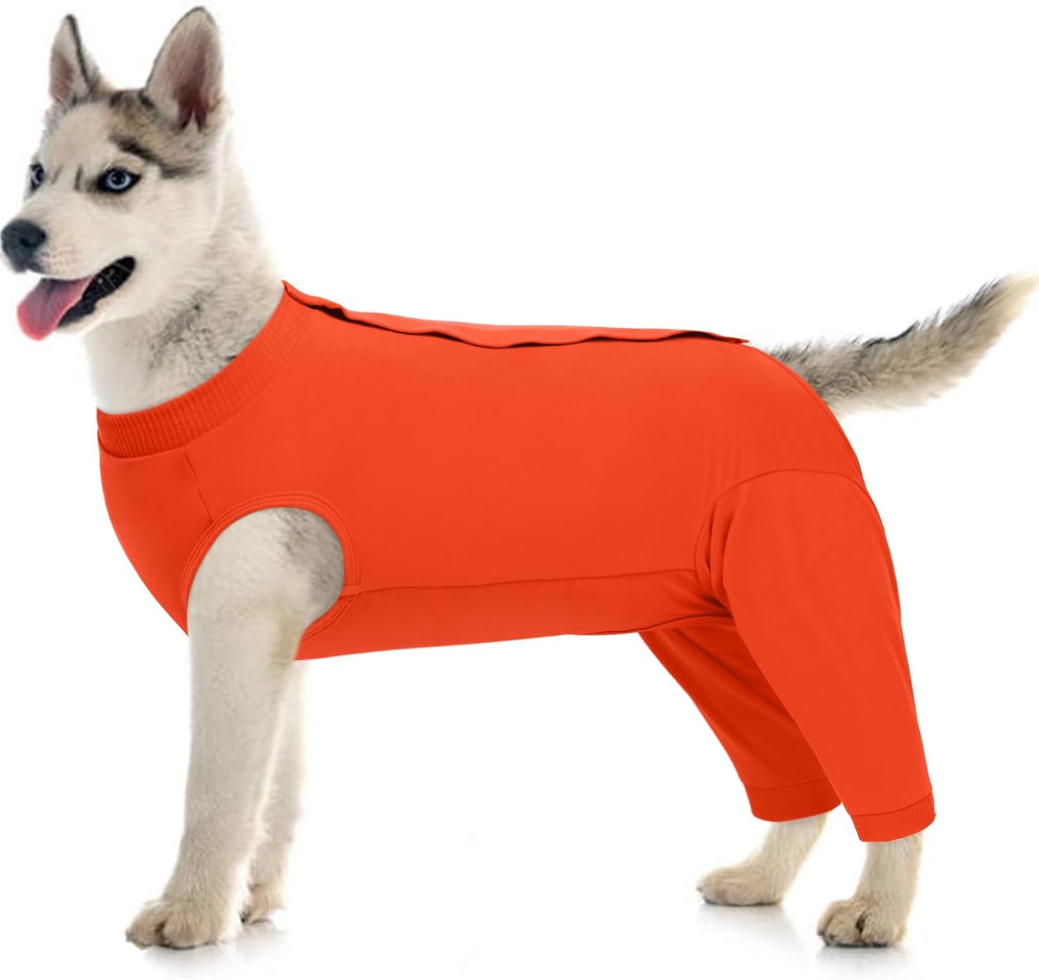 Kuoser Dog Recovery Suit for Back Legs,Soft Dog Surgery Suit with Dog Pants to Stop Licking,Dogs Recovery Sleeve Elbow Protector Pet Surgical Onesie for Abdominal Wounds Dogs Cone Alternative,Pink M - Image 13