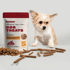 Oh Norman treats in a bowl for dog training