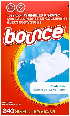 Authentic USA imported Bounce fresh linen scent fabric softener sheet box