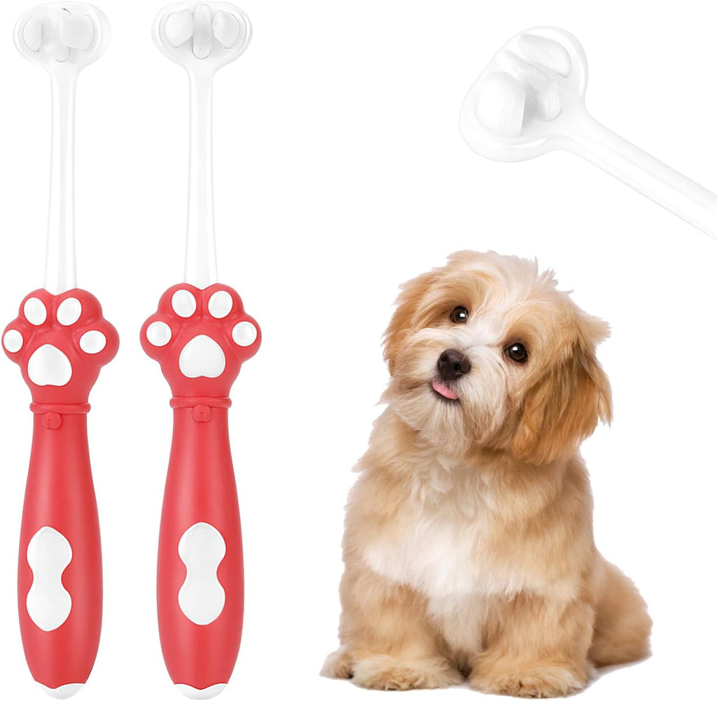 Gluckelk dog toothbrush packaging and contents