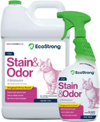 Eco Strong Cat Stain And Odor Remover | Enzyme Urine Odor Neutralizer - Stain Remover for Carpet, Litter Boxes, Bedding, and Laundry [Citrus Scent, 32 oz. Spray] - Image 11