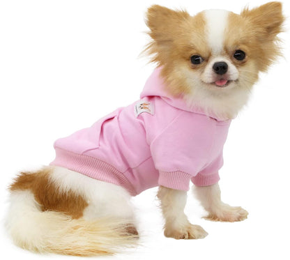 LOPHIPETS Dog Cotton Hoodies Sweatshirts for Small Dogs Chihuahua Puppy Clothes Cold Weather Coat-Cambridge Blue/XXS - Image 14