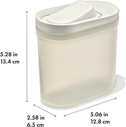 OXO Pet Airtight Treat Container in a travel tote