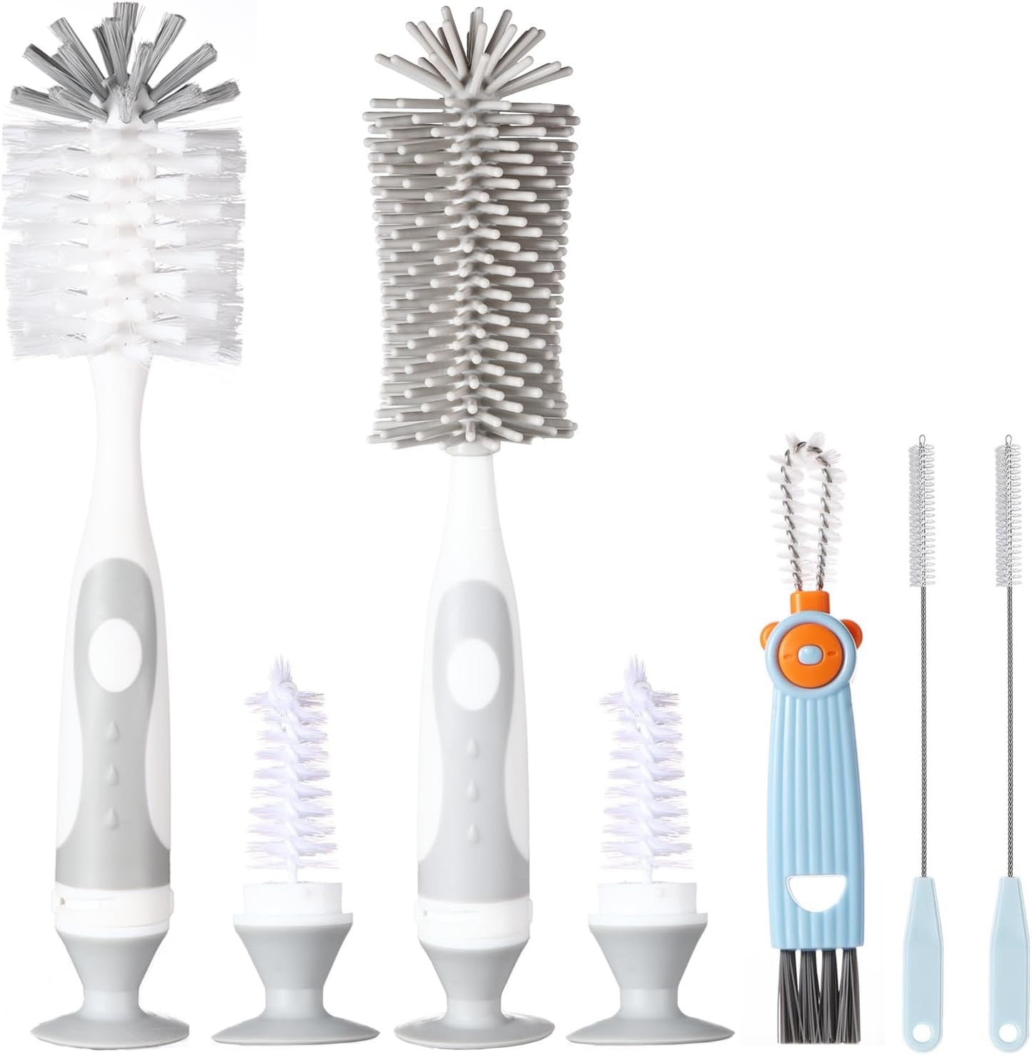 Ariseno 5-in-1 baby bottle cleaner set front view