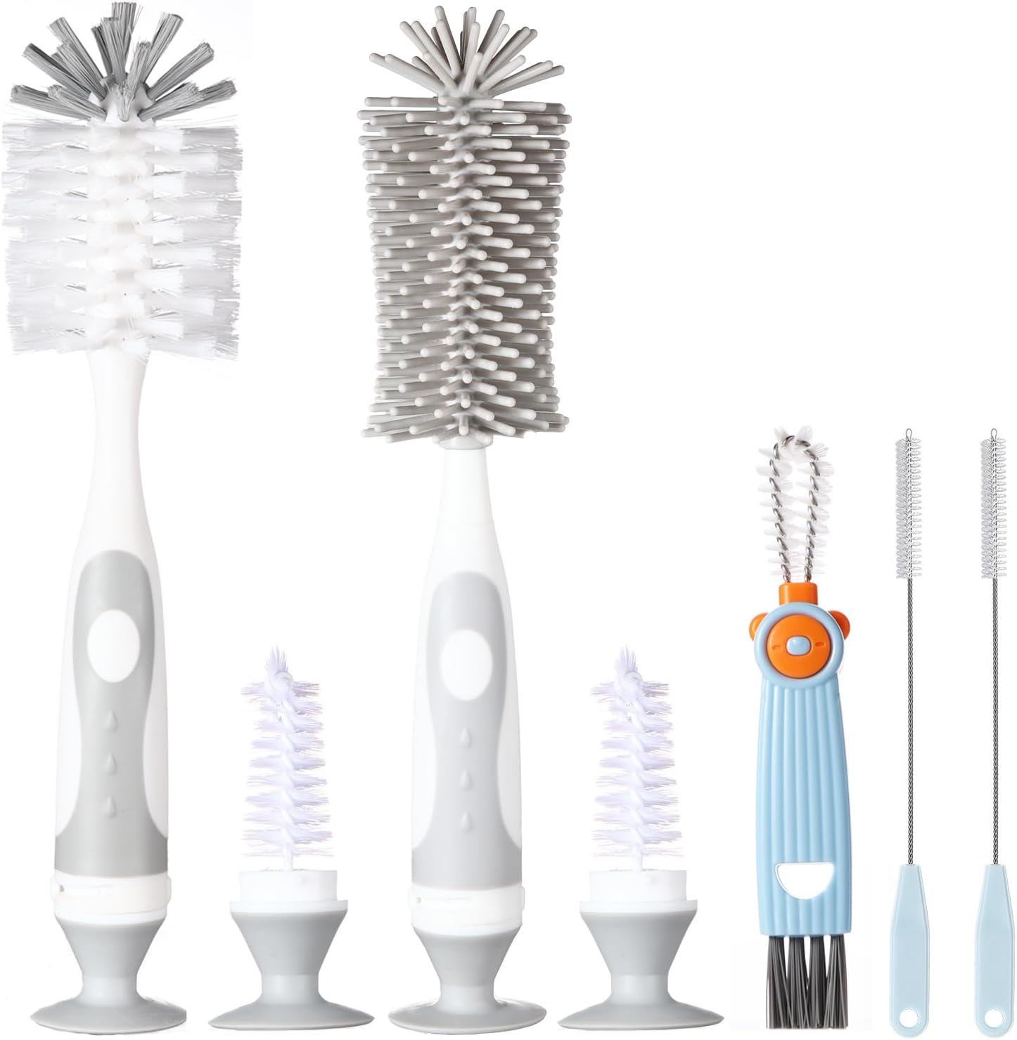 Ariseno 5-in-1 baby bottle cleaner set front view