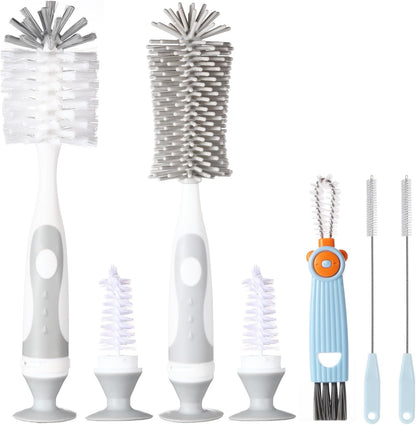 Ariseno 5-in-1 baby bottle cleaner set front view