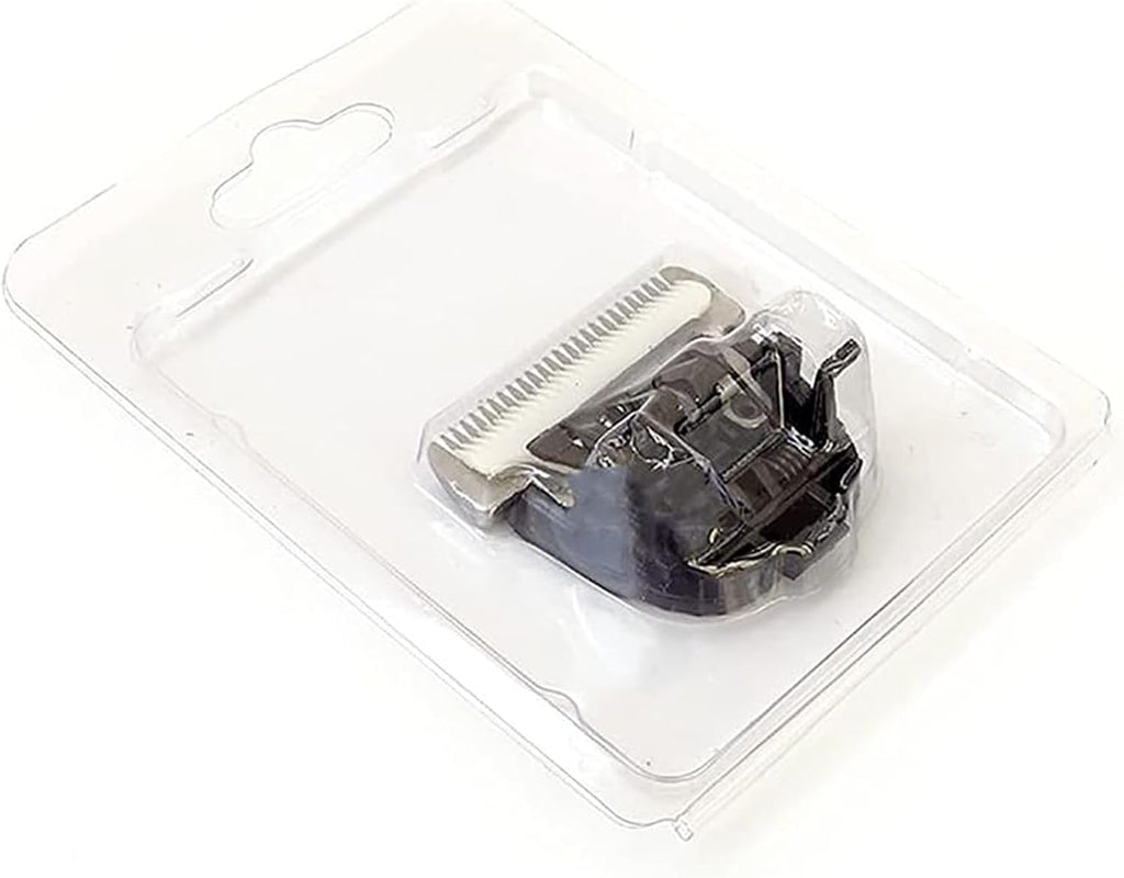 Rear view of the SWIMYAR pet trimmer cutter head displaying the precise alignment tracks for CP-9580 and CP-9200.