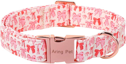 Side profile of Aring Pet stars and stripes dog collar.