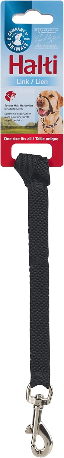 Halti Link safety strap for dog headcollars front view