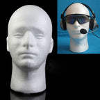 Papaba male styrofoam mannequin head front view for wig display