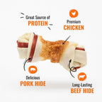 Good 'N' Fun four inch bones six pack premium pet treats