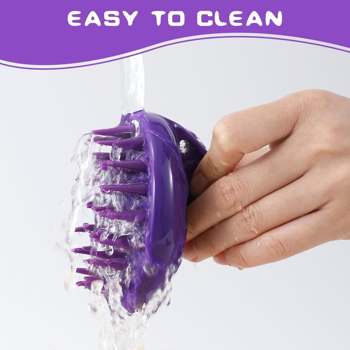 CeleMoon washable bath brush shown during pet grooming use