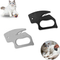 Flasidu Pet Knotting Comb front view for dog and cat grooming.
