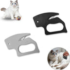 Flasidu Pet Knotting Comb front view for dog and cat grooming.