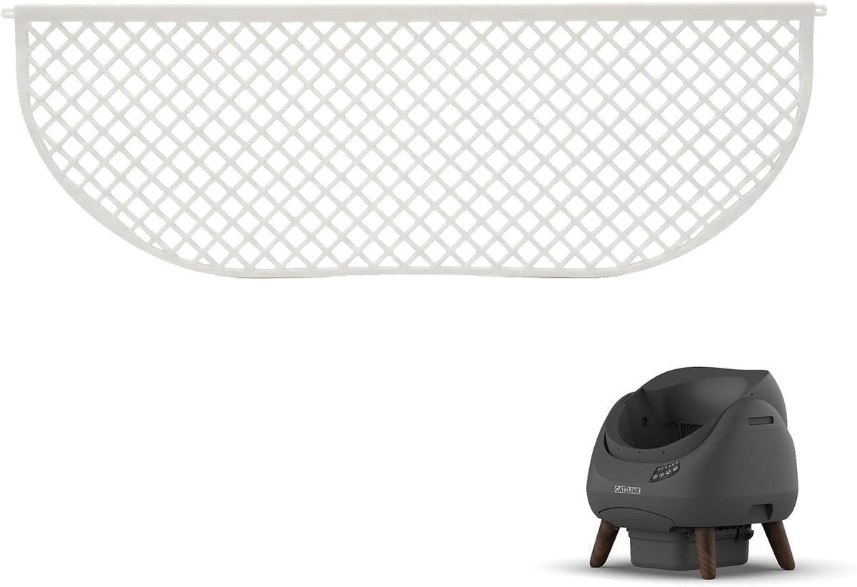 Genuine imported CATLINK automated pet care spare parts mesh filter laying flat showing precise dimensions