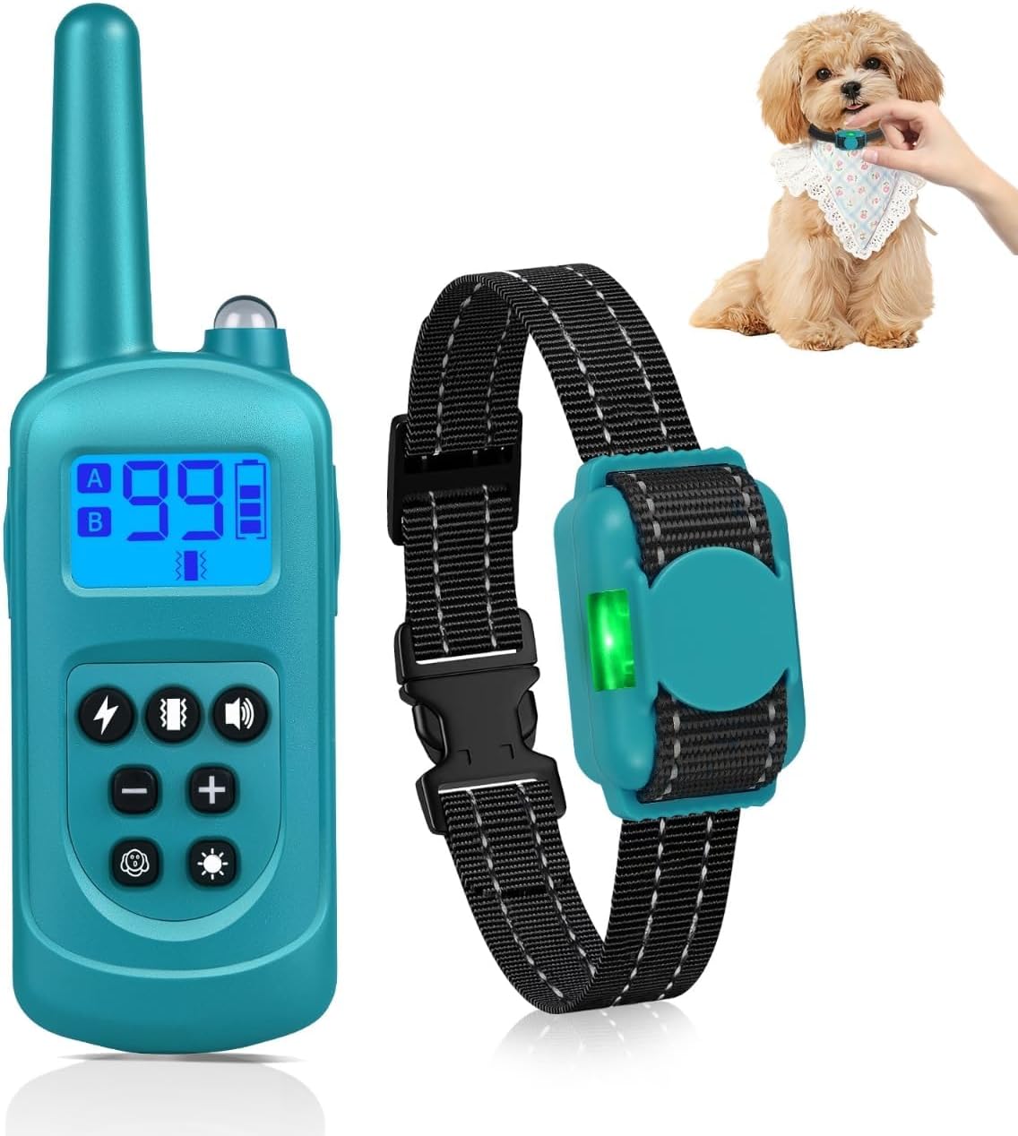 Full set of Fashilead dog training equipment with charging cable