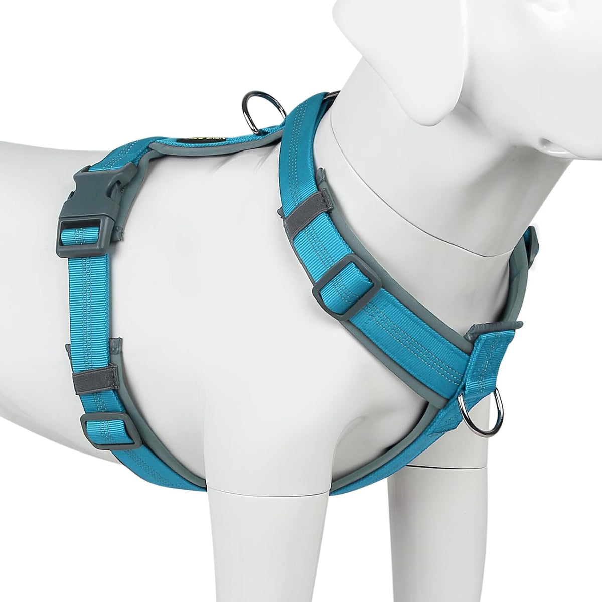 Plutus Pet No Pull Dog Harness, Adjustable Nylon Harness with Soft Padding, Reflective and Heavy Duty Dog Harness for Small, Medium, Large Dogs(Hot Pink, M) - Image 11