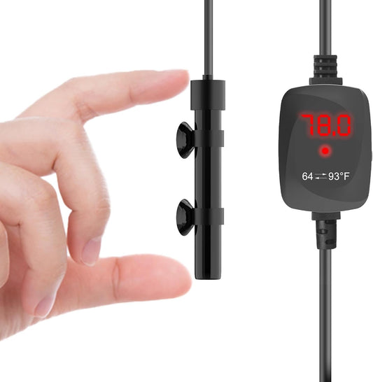 VCRAZE 15W mini aquarium heater with digital display