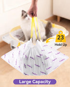 Thick tear resistant KropBom cat litter liners demonstrating high density polymer durability