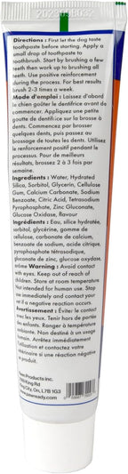 Paw Ready 70g banana mint dog toothpaste packaging