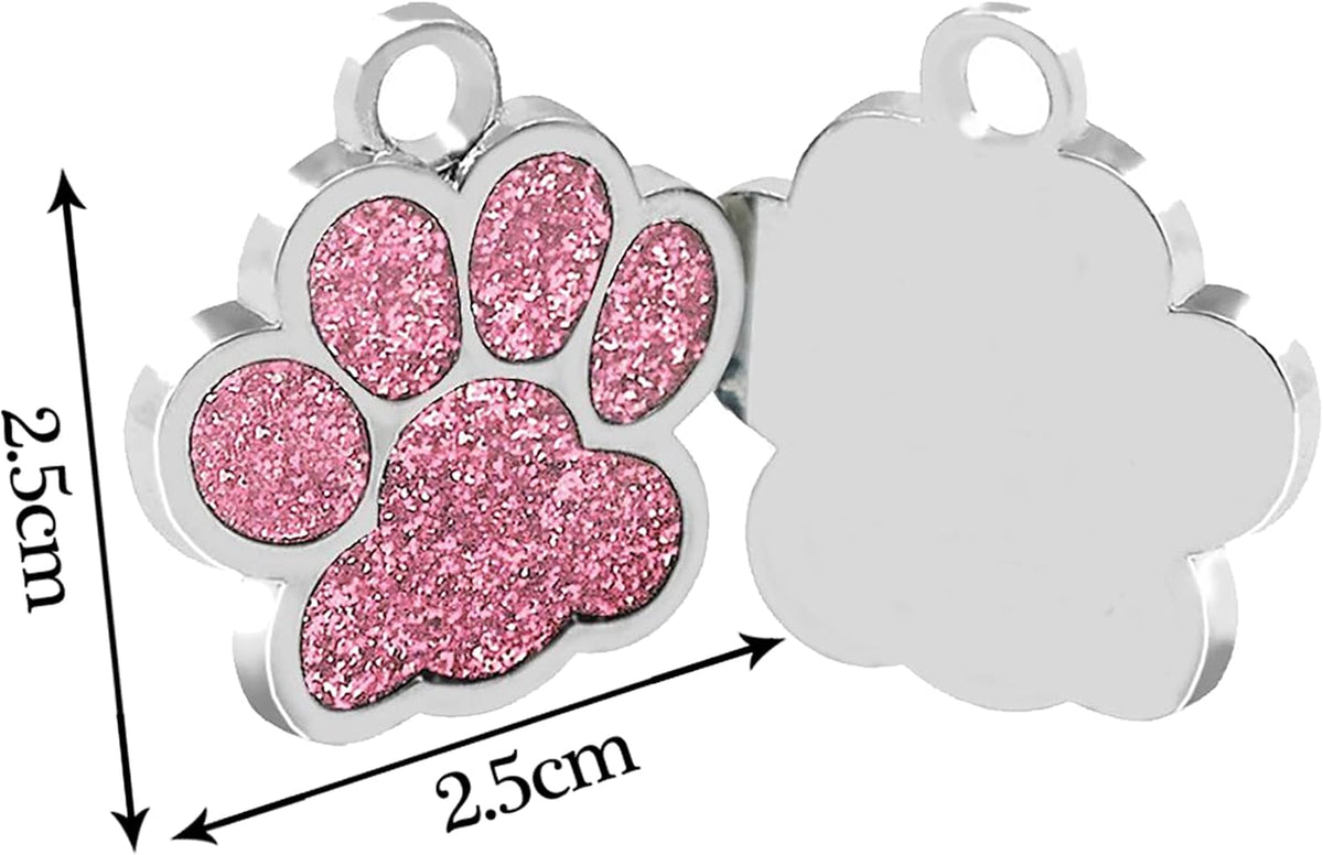 EDSG Custom Dog Identification Tag back side engraving view