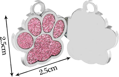 EDSG Custom Dog Identification Tag back side engraving view