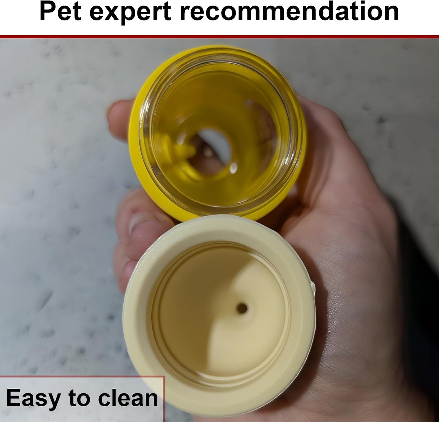 UOUVOSTA animal feeding kit components separated for easy cleaning demonstration