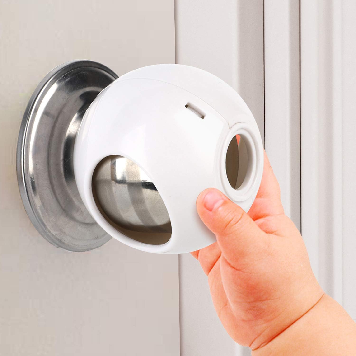 Grenfu child safety door knob covers 4 pack front view