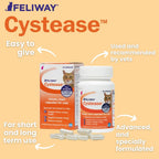 Feliway Cystease 30 capsules bottle packaging ingredients label