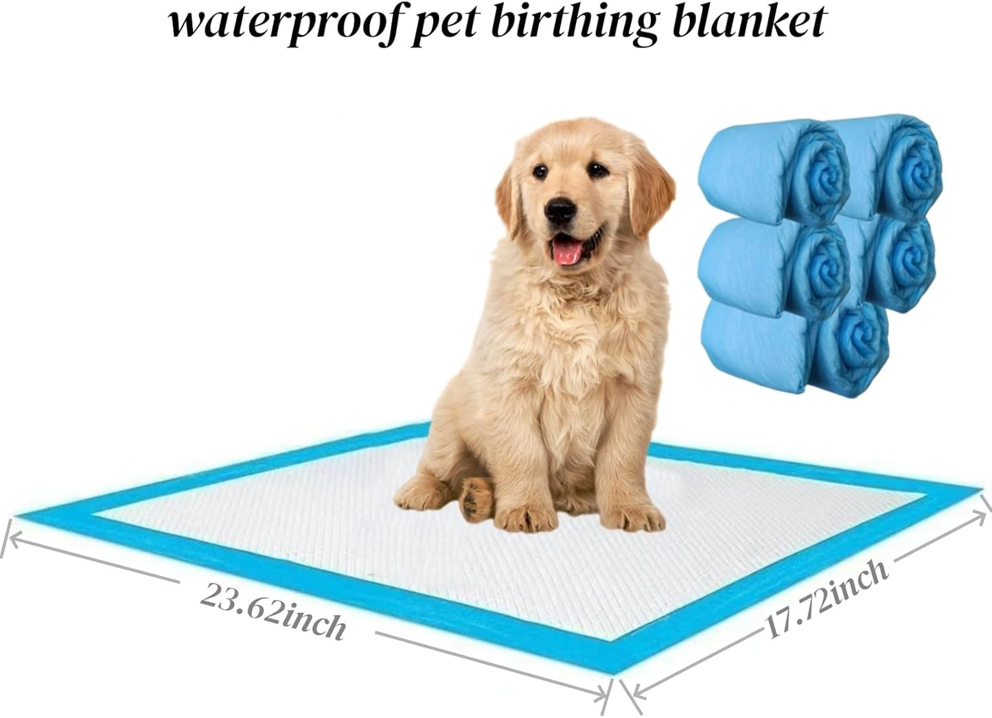 Ywingda reusable pet birthing bundle layout showcasing all seventy seven emergency medical supplies.