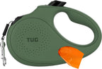 TUG Oval 360 degrees Tangle-Free Retractable Dog Leash with Integrated Waste Bag Dispenser (Small, Cream) - Image 11