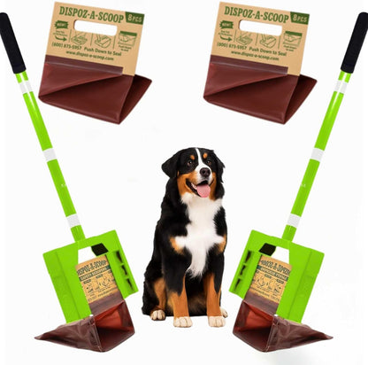Dispoz-A-Scoop(R) 96 Pack"Scoop-Seal-Dispose" Dog Pooper Scooper with Bag Attachment, No-Touch Pooper Scoopers Solution, Portable Pooper Scooper for Dogs Large and Small, Dog Poop Scooper for Yard Walk - Image 10