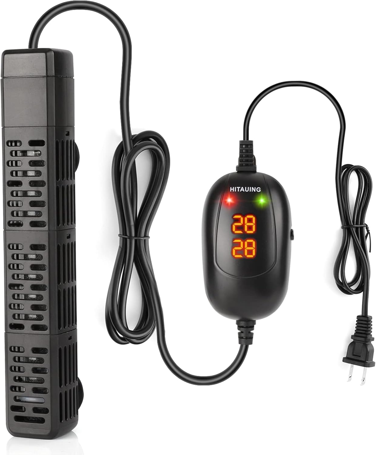 HiTauing Aquarium Heater, 50W/100W/200W/300W/500W Submersible Fish Tank Heater with Over-Temperature Protection and Automatic Power-Off When Leaving Water for Saltwater and Freshwater - Image 9