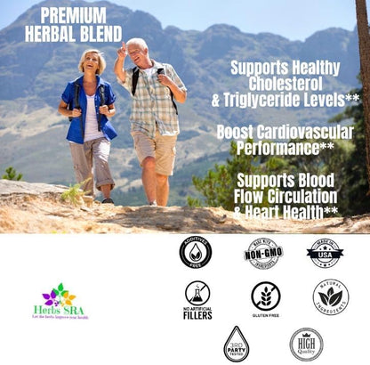 Herbs SRA CARDIOCLEAN supplement benefits for cholesterol and circulation management