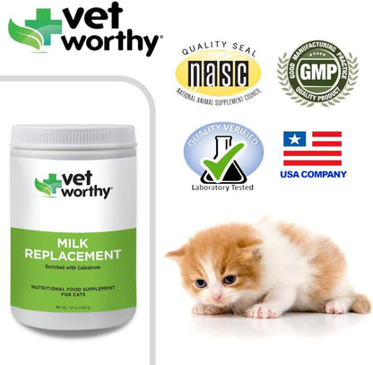 Vet Worthy USA imported kitten health supplement container
