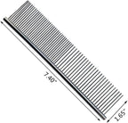 MGI Incorporates cat hair remover comb demonstrating smooth undercoat penetration on pets.