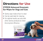 Zymox enzymatic wipes packaging showing LP3 enzyme system