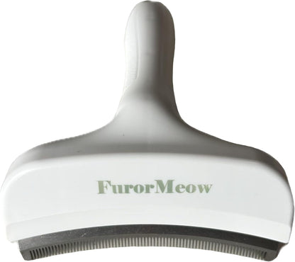 FurorMeow deshedding tool for small pets on white background