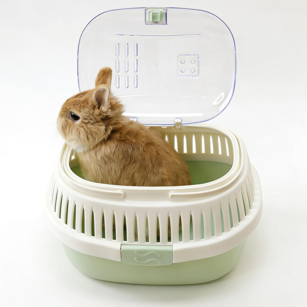Hamster Carrier Guinea Pig Carrier 13 X 11 X 8 In Portable Hamster Travel Cage with Ventilation Holes Outdoor Small Animal Carrier for Rat Gerbils Rabbit Hedgehog Squirrel Mouse Sugar Glider - Image 9