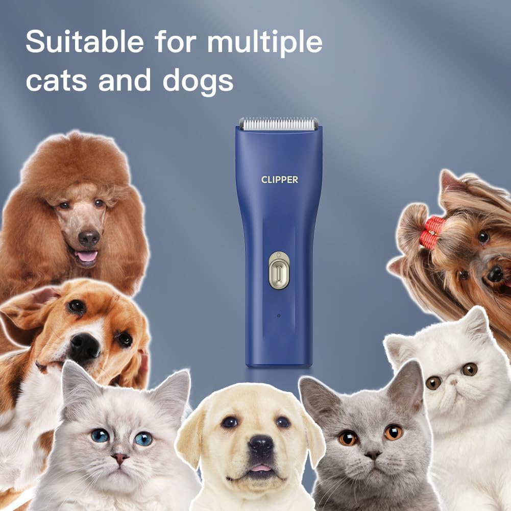 Ergonomic rechargeable cat paw trimmer showcasing the lightweight body