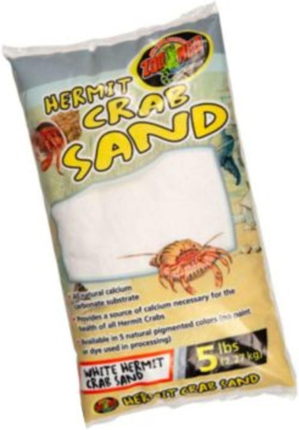 Zoo Med White Hermit Crab Sand packaging details