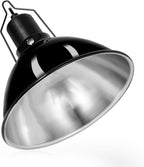 DXOPHIEX 5.5inch Deep Dome Reptile Heat Lamp Reptile Light Fixture UVB Light Fixture Max 100W for Bearded Dragon, Turtles, Snake and Lizard Terrarium - Image 9