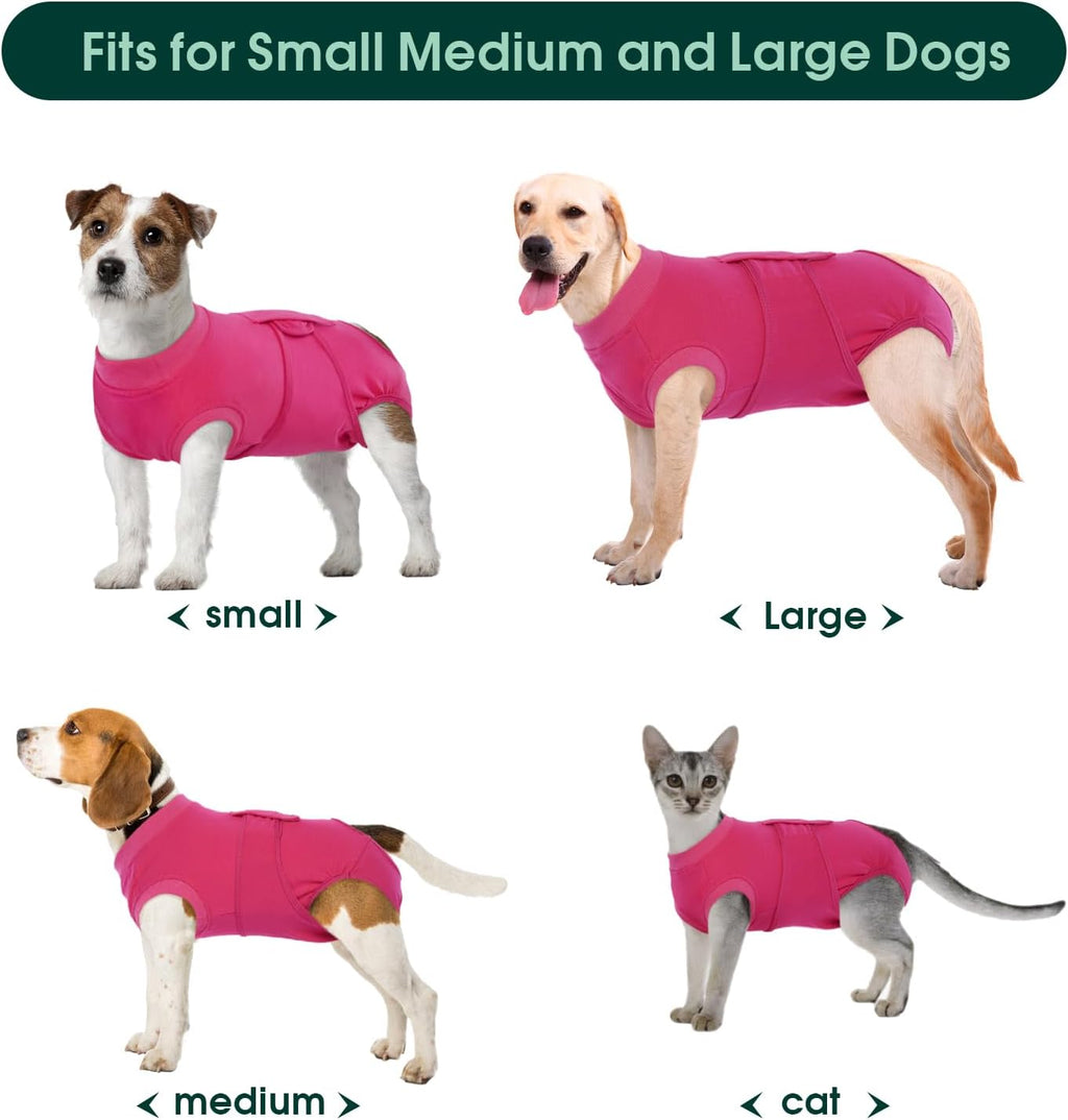 Kuoser pet recovery clothing alternative cone collar fabric texture close up