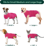 Kuoser pet recovery clothing alternative cone collar fabric texture close up