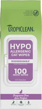 TropiClean Deep Cleaning Pet Wipes, 100ct - Wipes for Dogs & Cats - Gently Removes Dirt, Dander & Smells - for Pet Paws, Face, Body & Bottom - Sweet Berry & Coconut Scent - Image 10