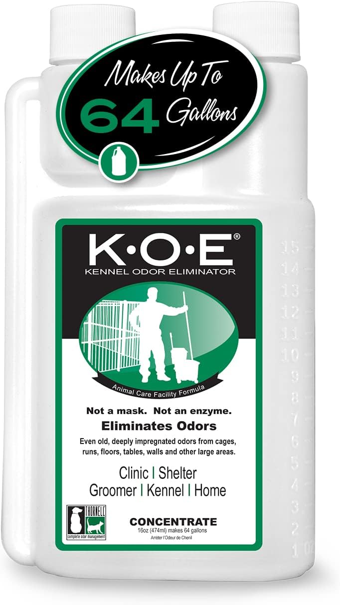 Odorcide K.O.E Kennel Odor Eliminator Concentrate, Fresh Scent, 16 oz - Non-Enzymatic Formula for Cages, Runs, Home and Kennel Use - Image 12