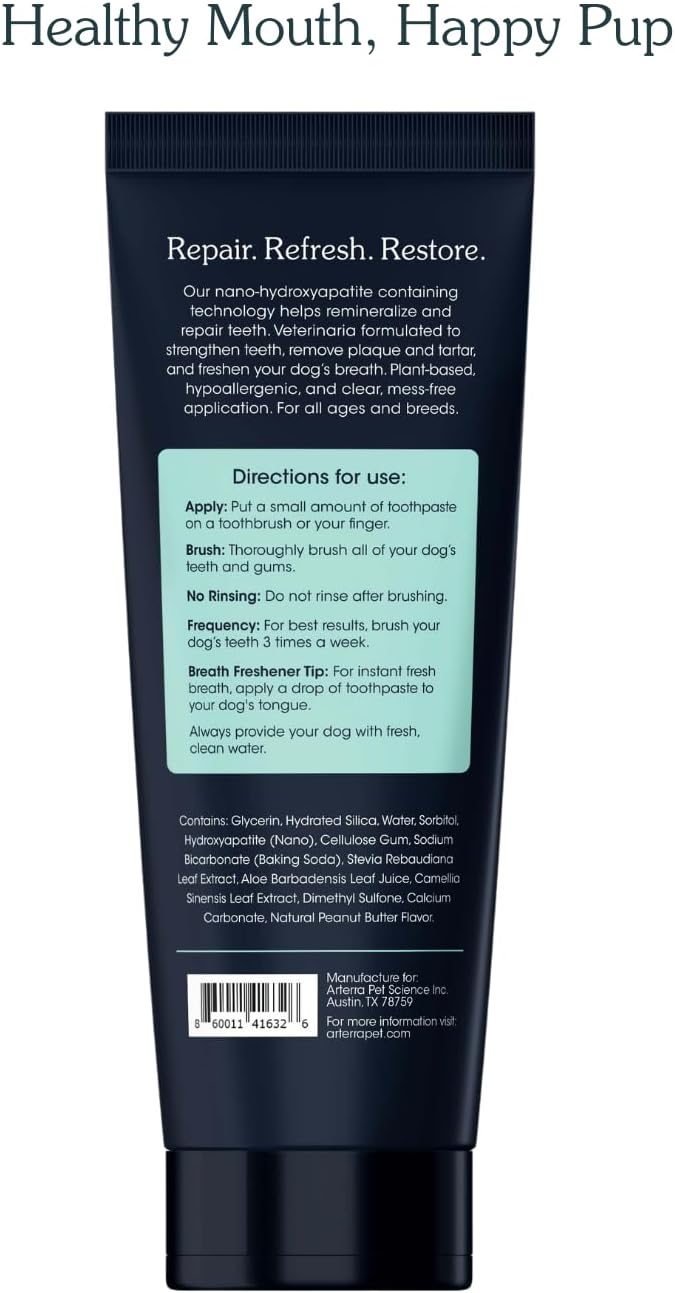 Arterra Pet Science toothpaste for tartar removal