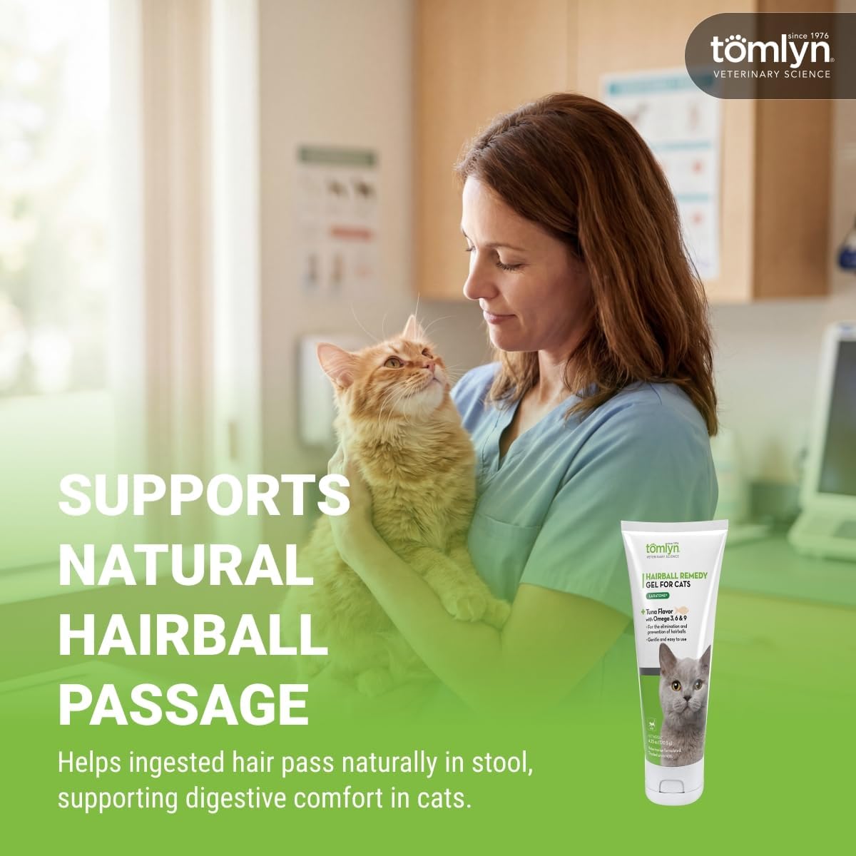Tomlyn Laxatone, Hairball Gel for Cats, Tuna, 4.25 oz - Image 3