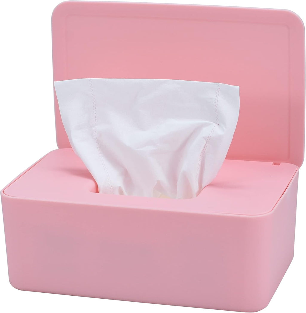 Socoman diaper wipes dispenser pink front view